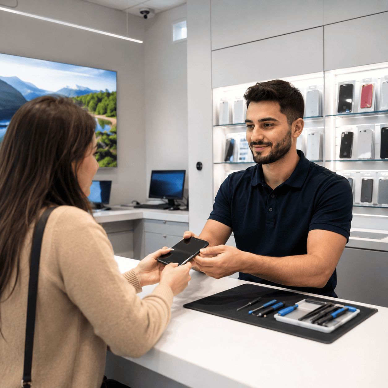 Loja de tecnologia moderna