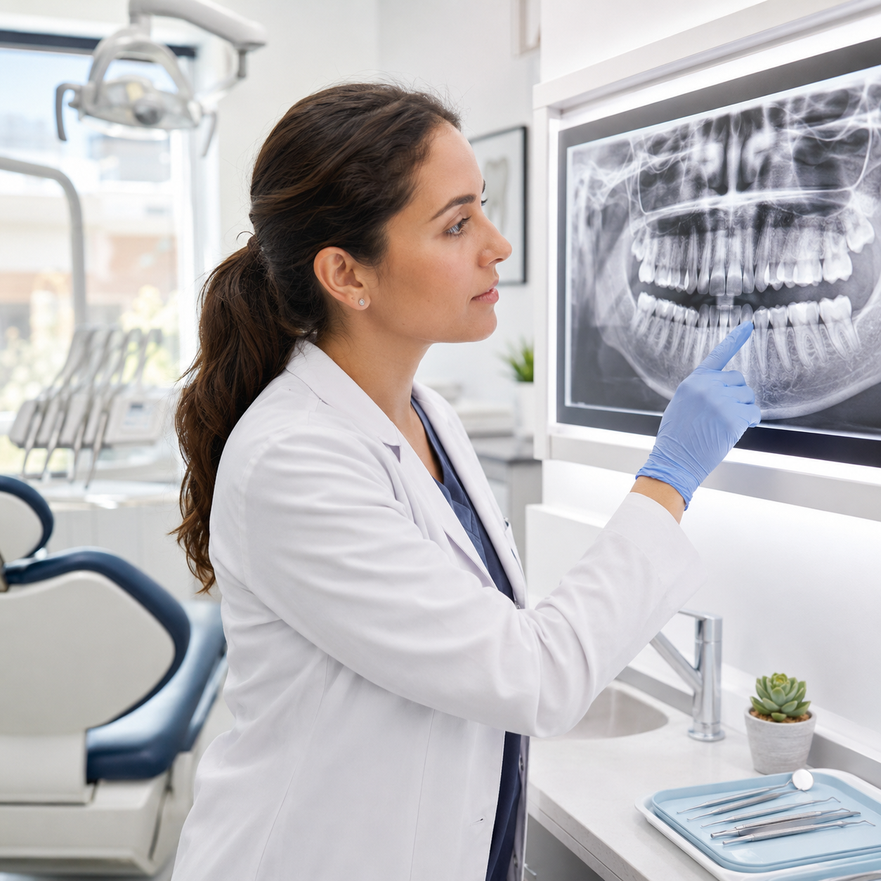 Clínica odontológica moderna e profissional