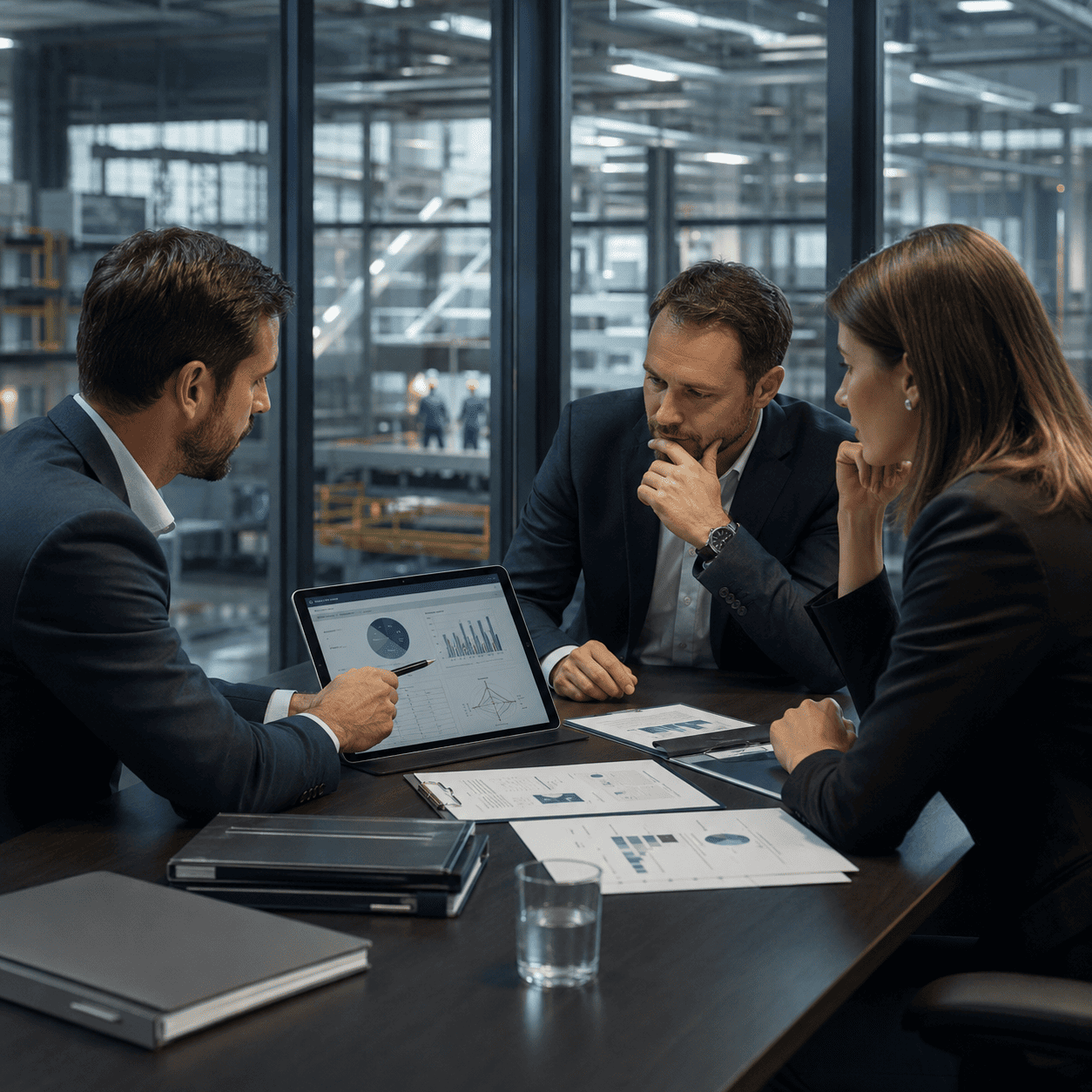 Reunião de negócios