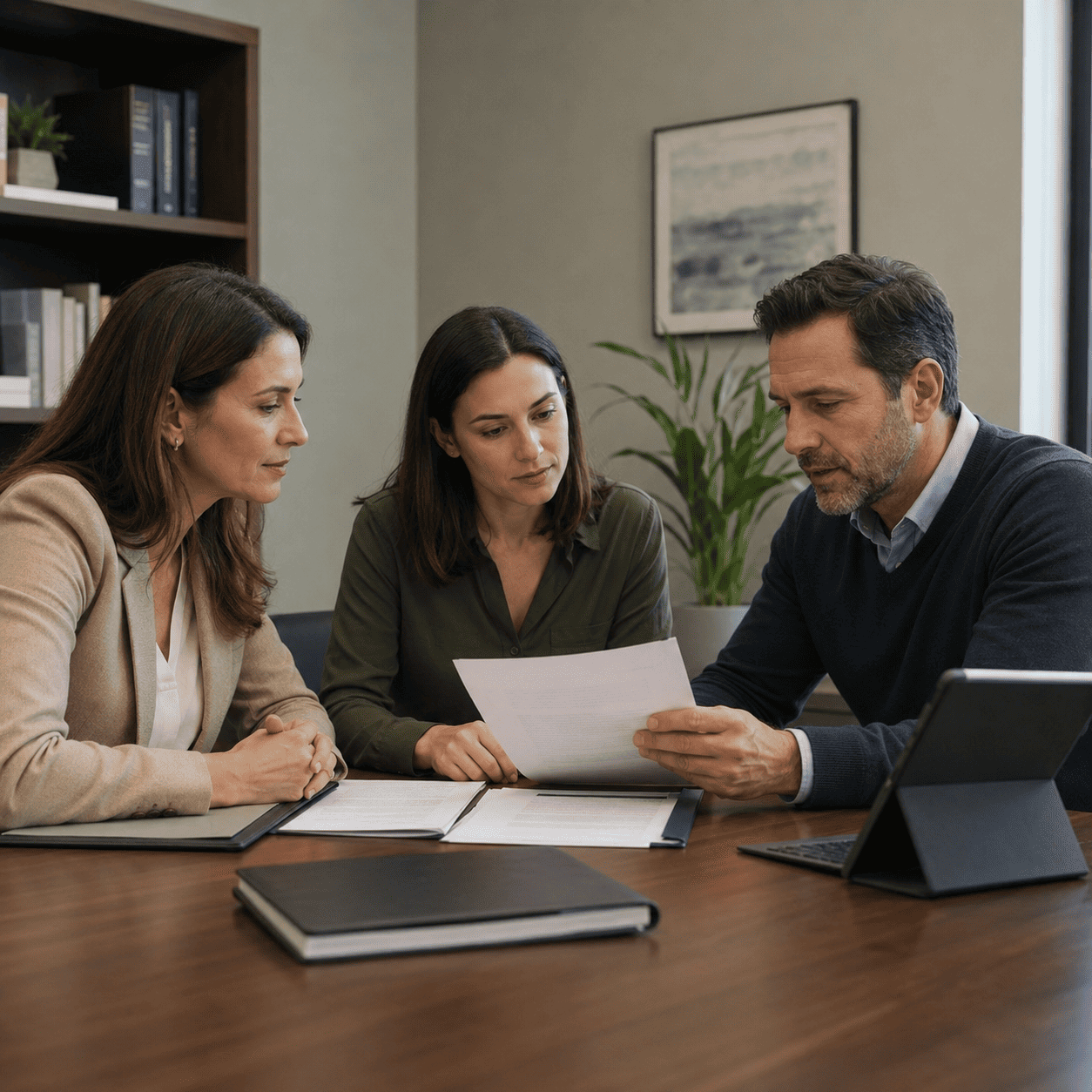 Reunião de trabalho em escritório