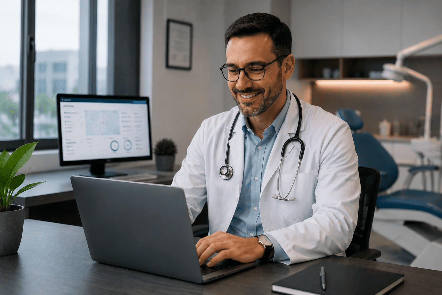 Consultório moderno e profissional