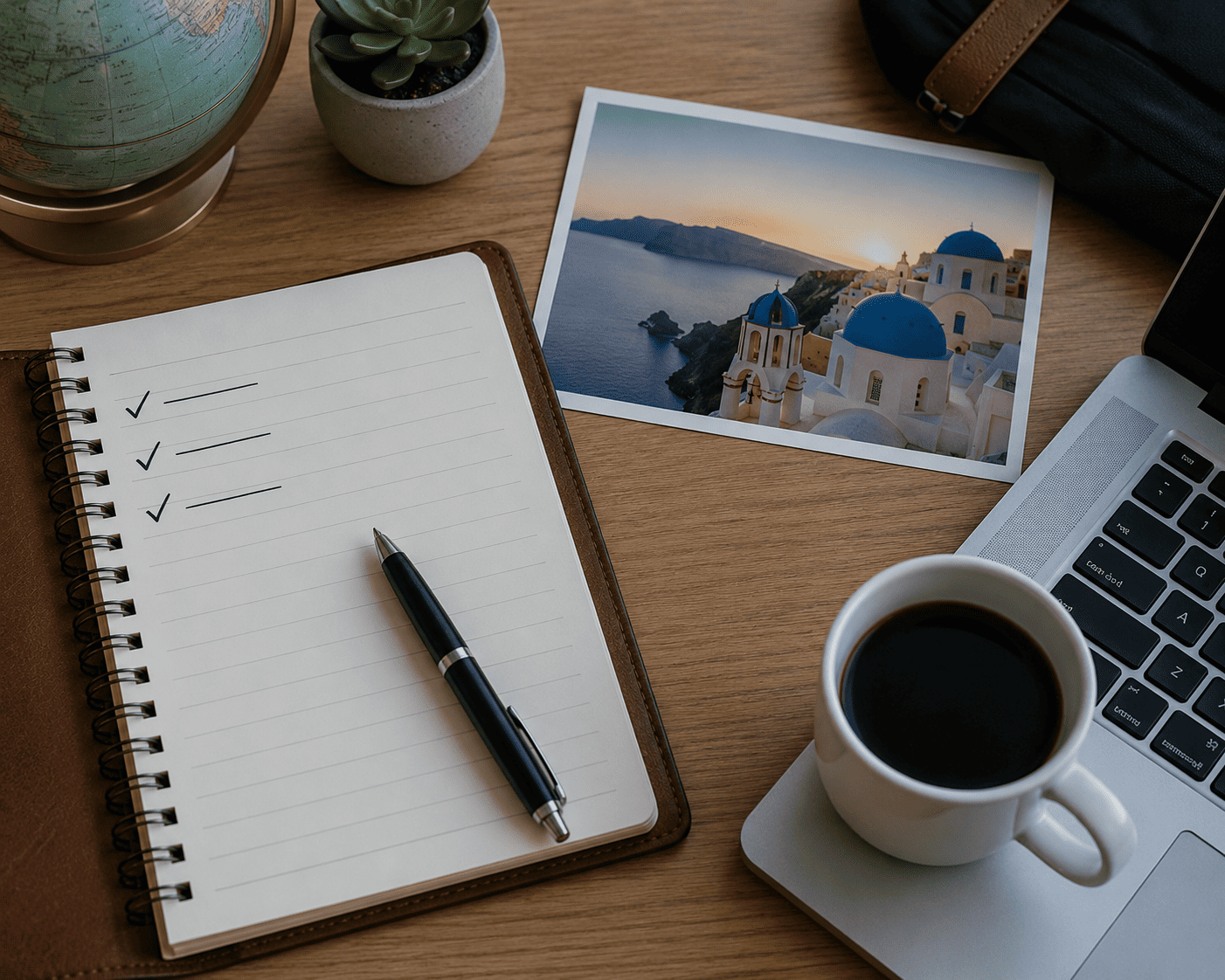 Planejamento de viagem aconchegante